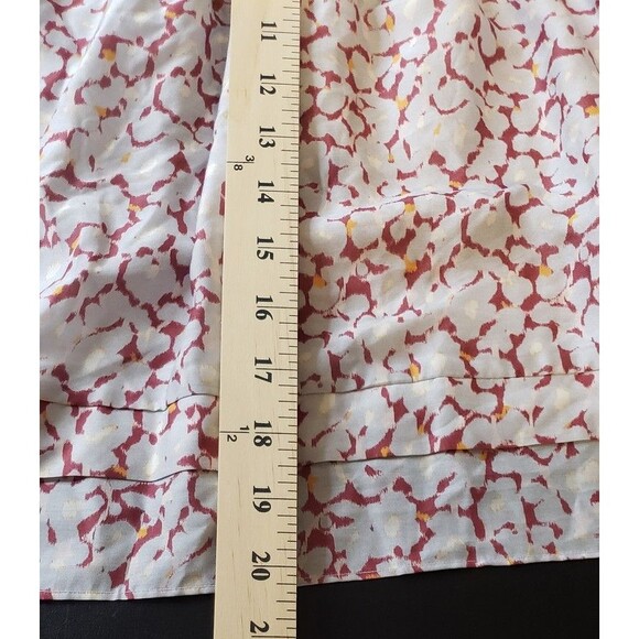 Joie Tank Top Womens 1X Silk Sleeveless Blouse Tie Shoulder Multicolor Floral - Picture 9 of 9